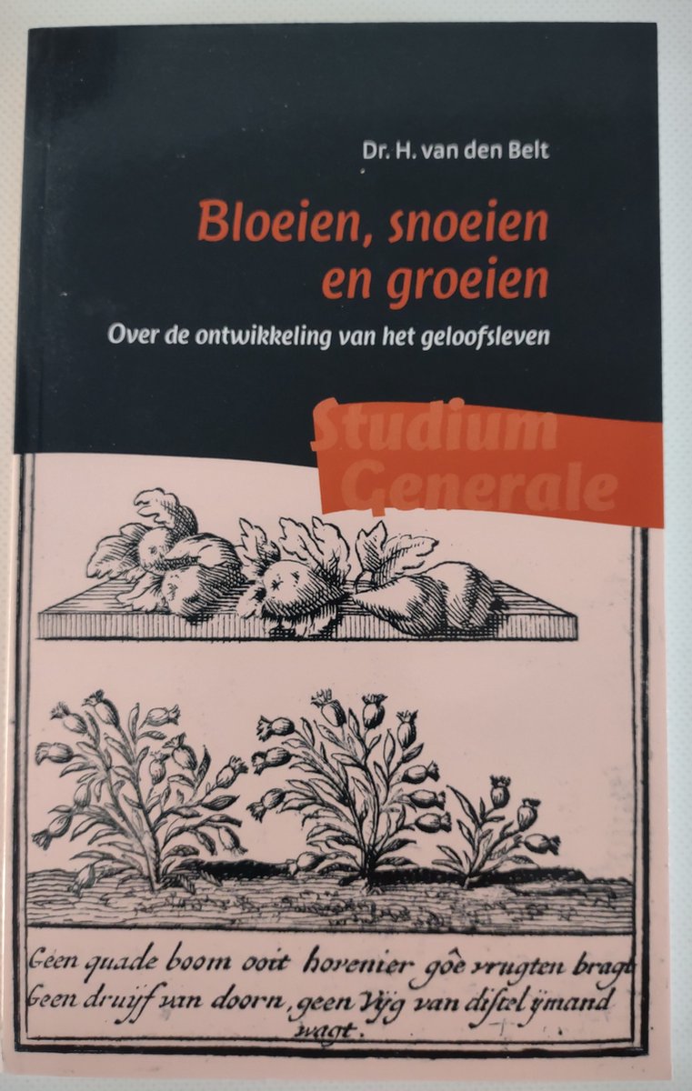 H. van den Belt Bloeien, Snoeien En Groeien / Studium Generale Reeks