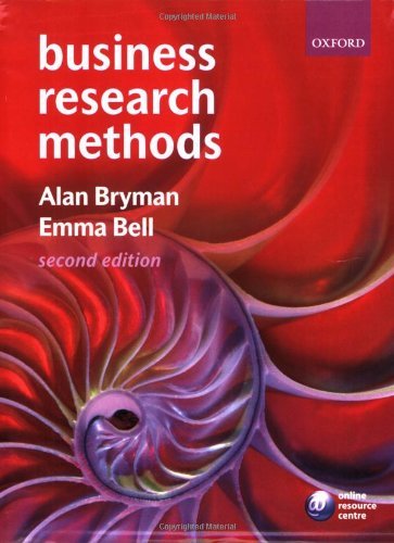 Alan Bryman Business Research Methods