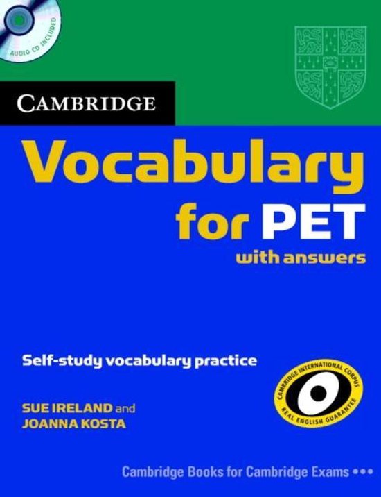 Cambridge Vocabulary For Pet Student Book With Answers And A
