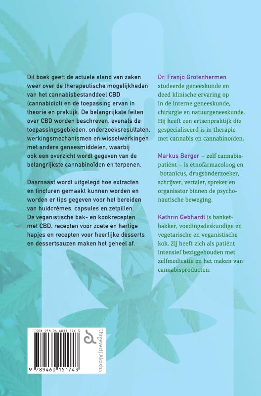 CBD - cannabidiol achterkant