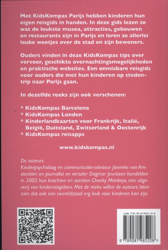 Kidskompas Parijs / Kidskompas achterkant