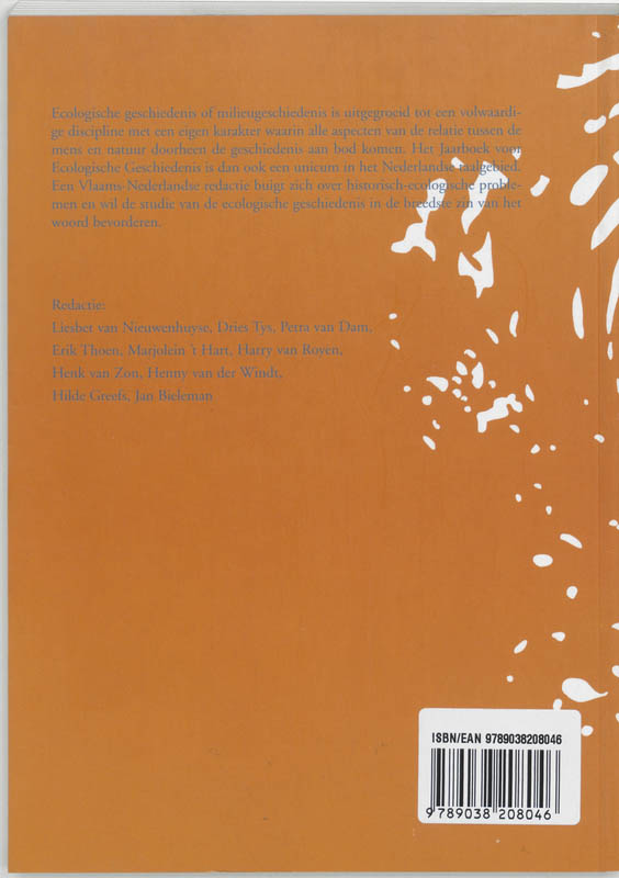 JAARBOEK ECOLOGISCHE GESCHIEDENIS 2004 achterkant