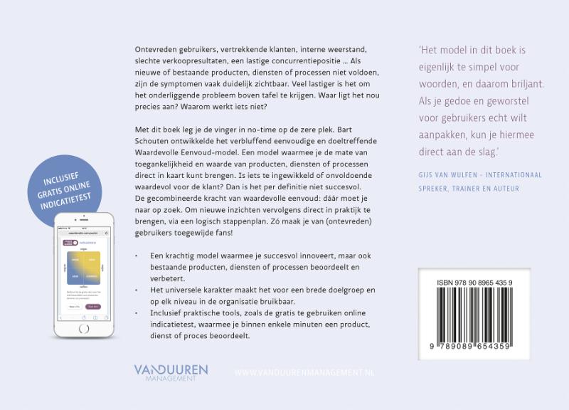 Waardevolle eenvoud Waardevolle eenvoud achterkant