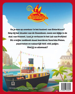 Het grote zoekboek van Sinterklaas / De Club van Sinterklaas achterkant