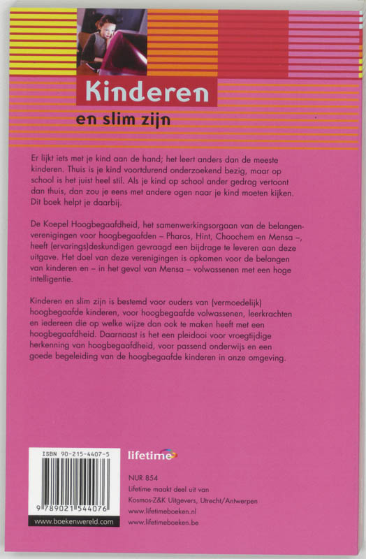 Kinderen en slim zijn Kinderen en slim zijn achterkant