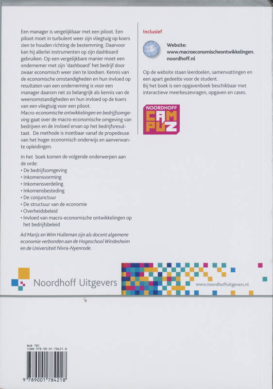 Macro economische ontwikkelingen en bedrijfsomgeving / Algemene economie en bedrijfsomgeving Macro economische ontwikkelingen en bedrijfsomgeving / Algemene economie en bedrijfsomgeving achterkant