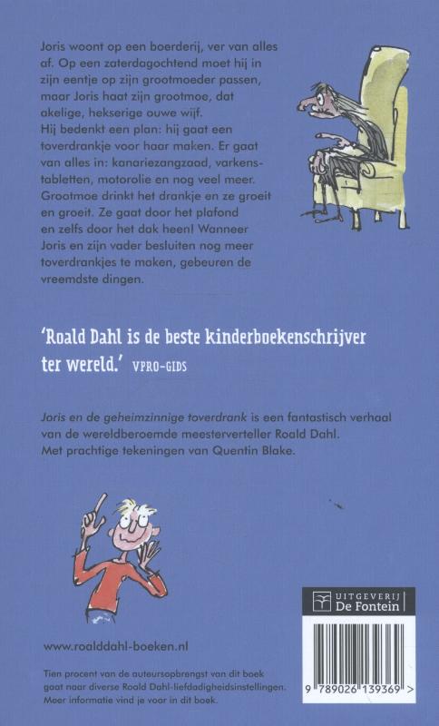 Joris en de geheimzinnige toverdrank Joris en de geheimzinnige toverdrank achterkant