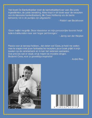De banketbakker achterkant
