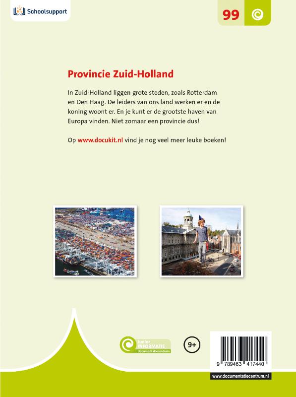 Provincie Zuid-Holland / Junior Informatie / 99 achterkant