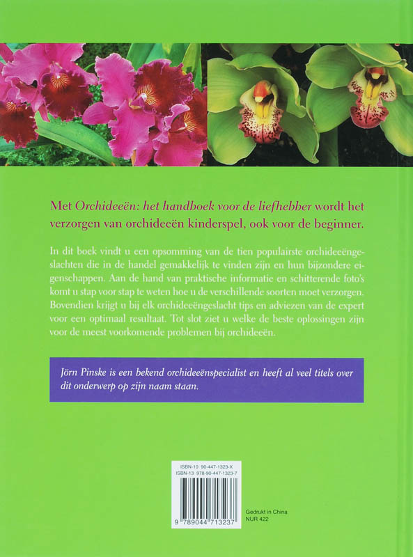 Orchideeën - Het Handboek Voor De Liefhebber achterkant