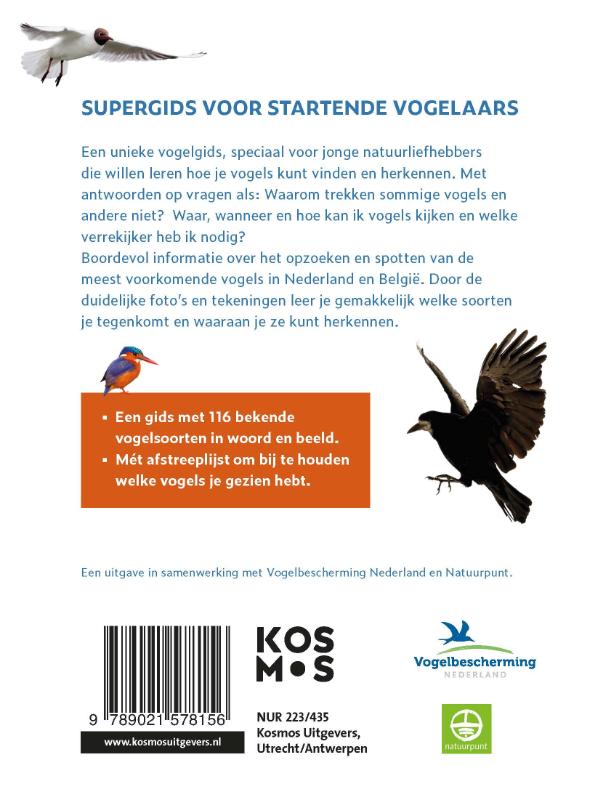 Vogelgids voor kids achterkant