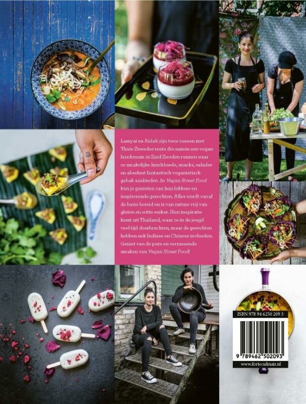 Vegan Street Food achterkant