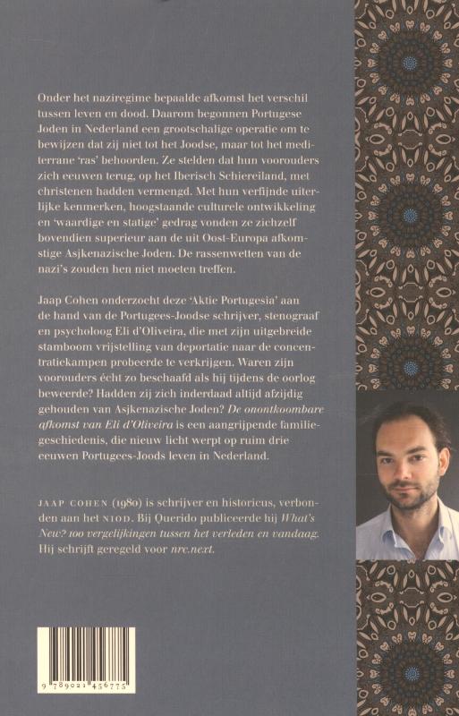 De onontkoombare afkomst van Eli d'Oliveira achterkant