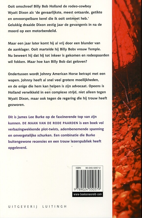 De maan van de rode paarden achterkant