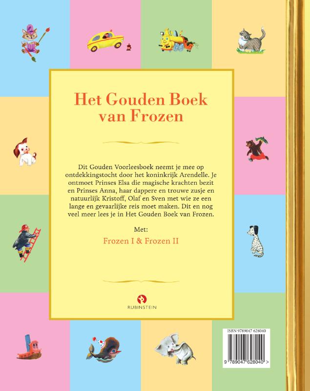 Het gouden boek van Frozen / Disney Het gouden boek van Frozen / Disney achterkant