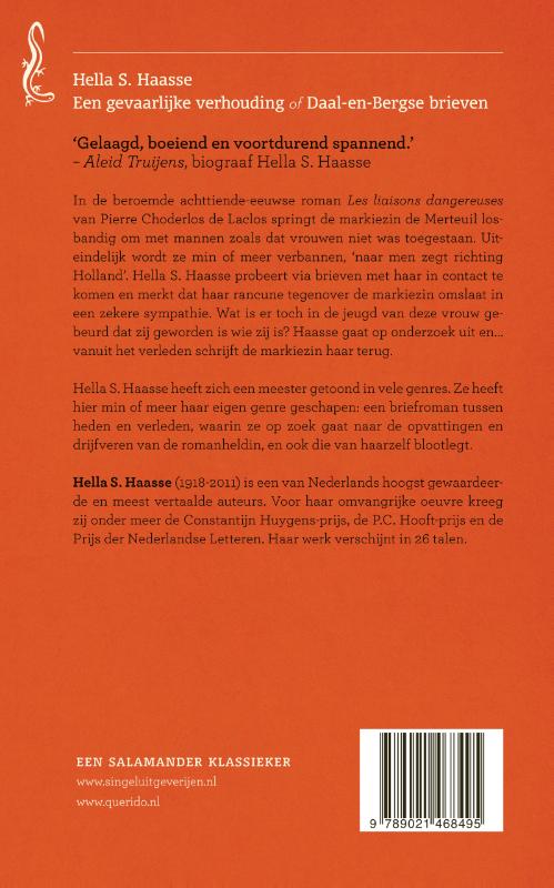 Een gevaarlijke verhouding, of Daal-en-Bergse brieven achterkant