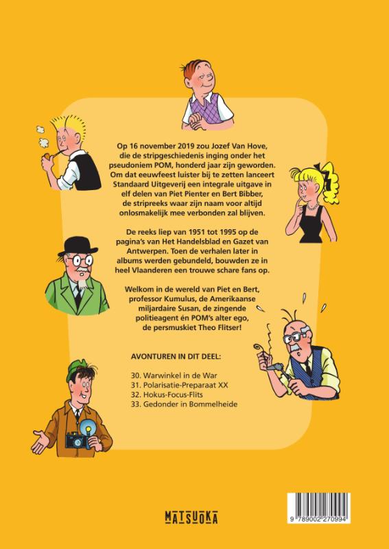 Piet Pienter en Bert Bibber 8 -   Piet Pienter en Bert Bibber Integrale 8 achterkant