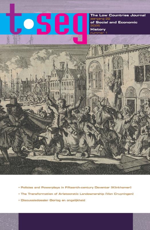 TSEG - Volume 22 - Issue 1 - 2025 / TSEG - The Low Countries Journal of Social and Economic History