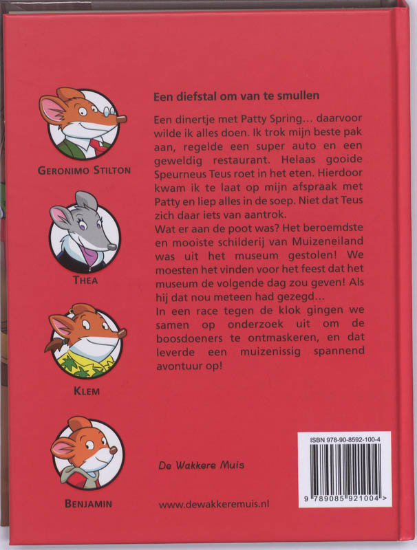 Een diefstal om van te smullen! / Geronimo Stilton / 36 Een diefstal om van te smullen! / Geronimo Stilton / 36 achterkant