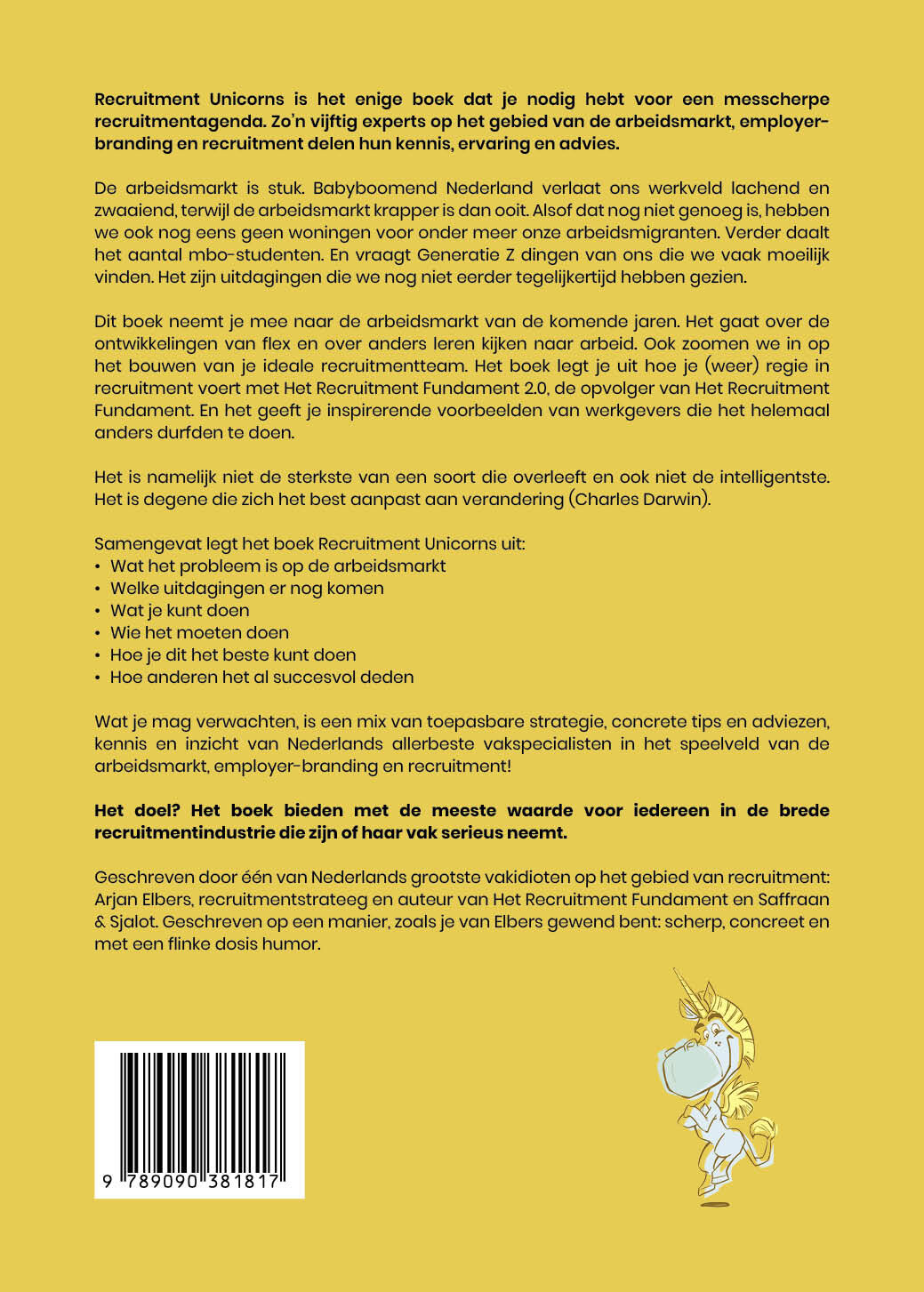 Recruitment Unicorns achterkant