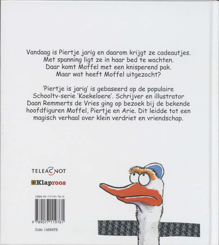 Piertje is jarig / Moffel en Piertje achterkant