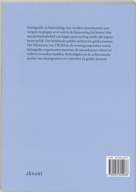 Bepaalde huisvesting achterkant