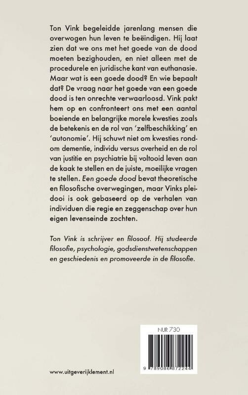 Een goede dood achterkant