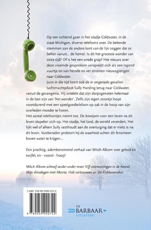 Telefoon vanuit de hemel achterkant