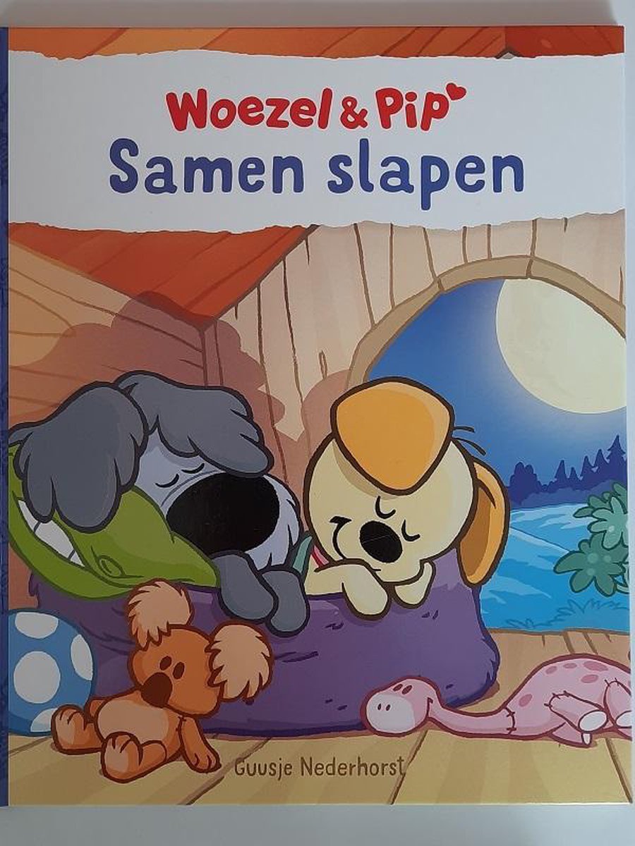 Woezel en Pip Samen slapen - leesboek