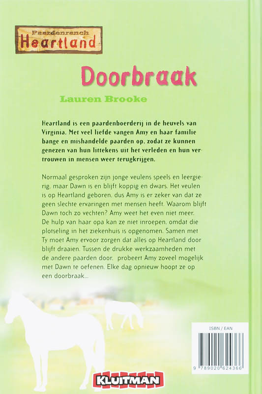 Doorbraak / Paardenranch Heartland achterkant