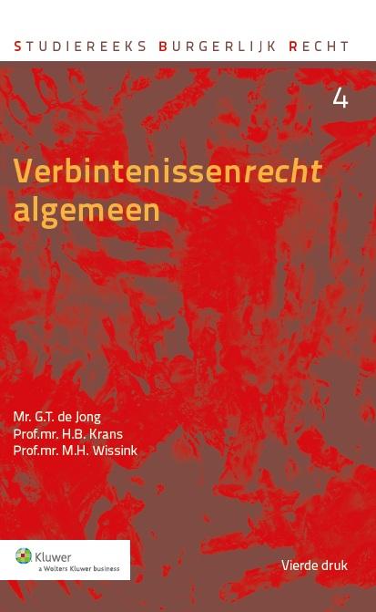 boekenbalie_9789013122640_cover Studiereeks burgerlijk recht 4 - Verbintenissenrecht algemeen