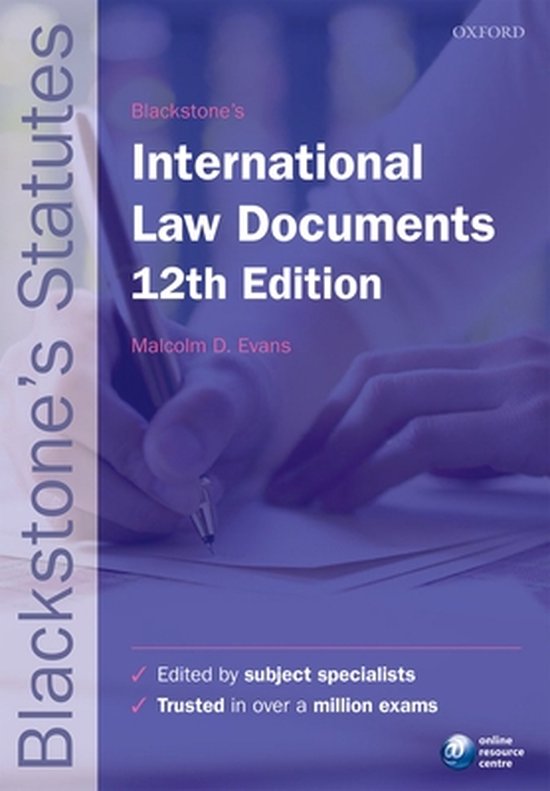 Blackstone's International Law Documents