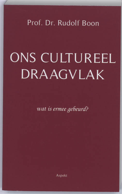 boekenbalie_9789059117273_cover Ons cultureel draagvlakWat is er gebeurd met ons culturele draagvlak ?