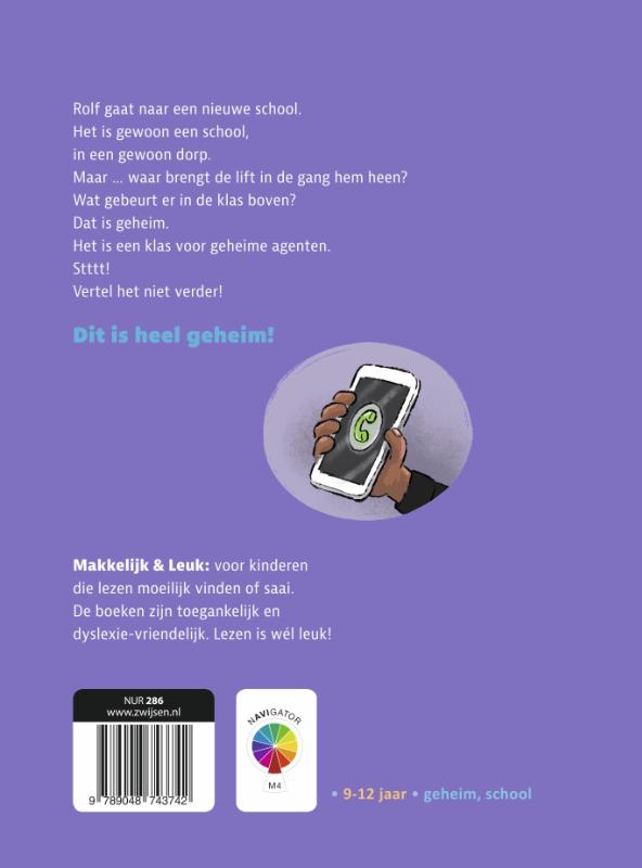 De geheime klas / Makkelijk & Leuk achterkant