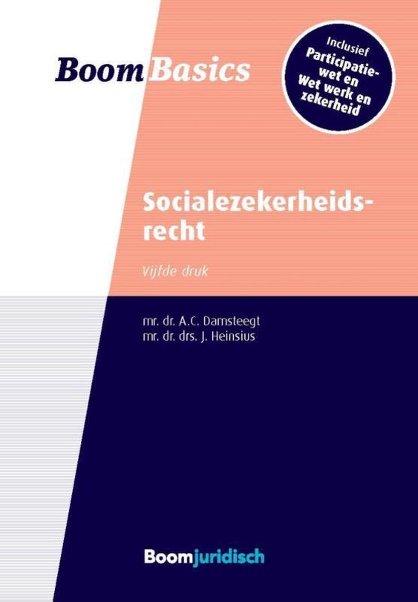 Socialezekerheidsrecht / Boom Basics