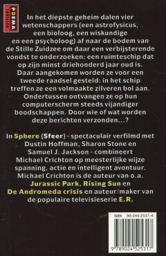 Sfeer / Poema thriller achterkant