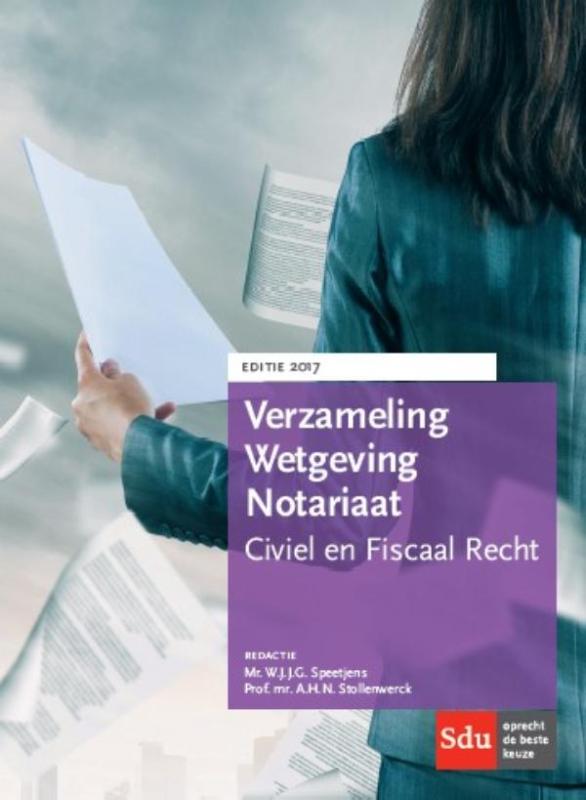 boekenbalie_9789012399418_cover Verzameling wetgeving notariaat / Editie 2017 / Educatieve wettenverzameling