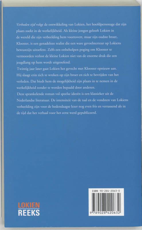 Lokienreeks - Verboden tijd achterkant