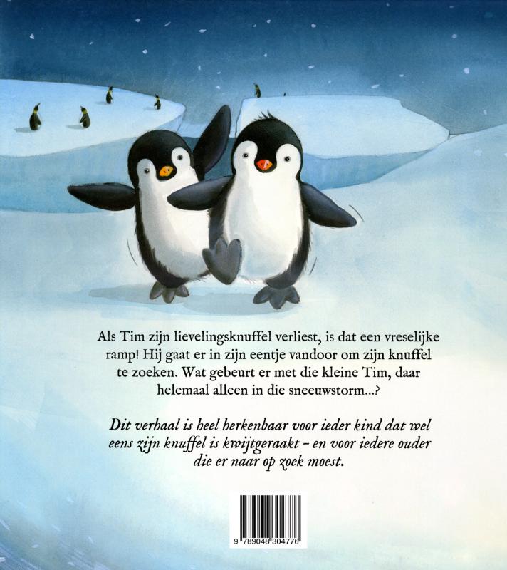 Kleine pinguïn is zijn knuffel kwijt Kleine pinguïn is zijn knuffel kwijt achterkant