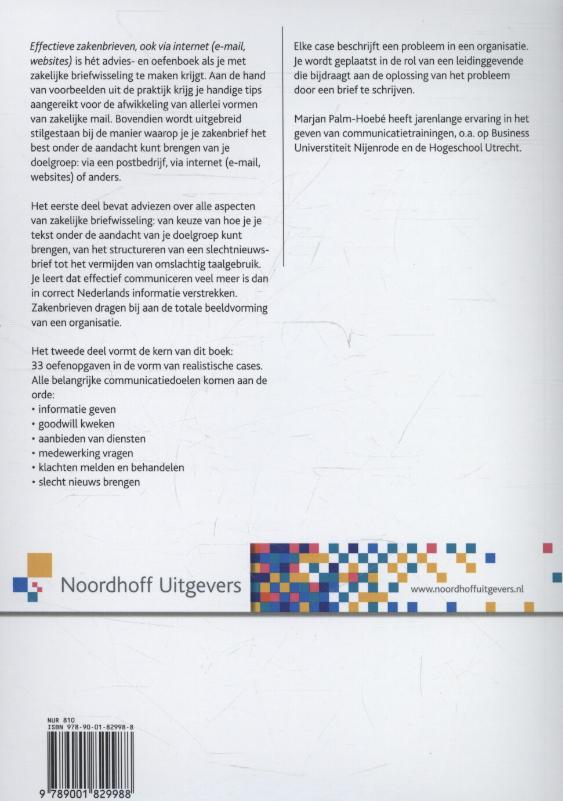 Effectieve zakenbrieven ook via internet (e-mail, websites) achterkant