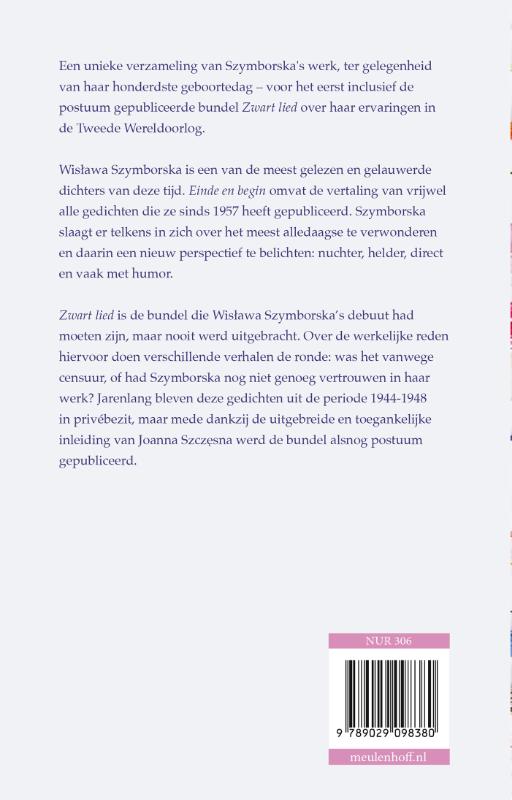 Einde en begin achterkant