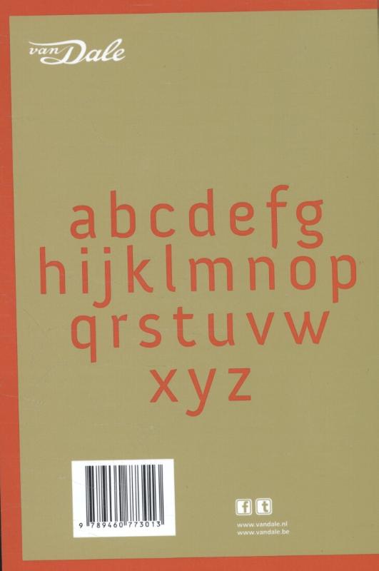 Van Dale Pocketwoordenboek Nederlands-Frans / Van Dale Van Dale Pocketwoordenboek Nederlands-Frans / Van Dale achterkant