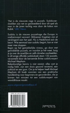 Sudoku 2 achterkant
