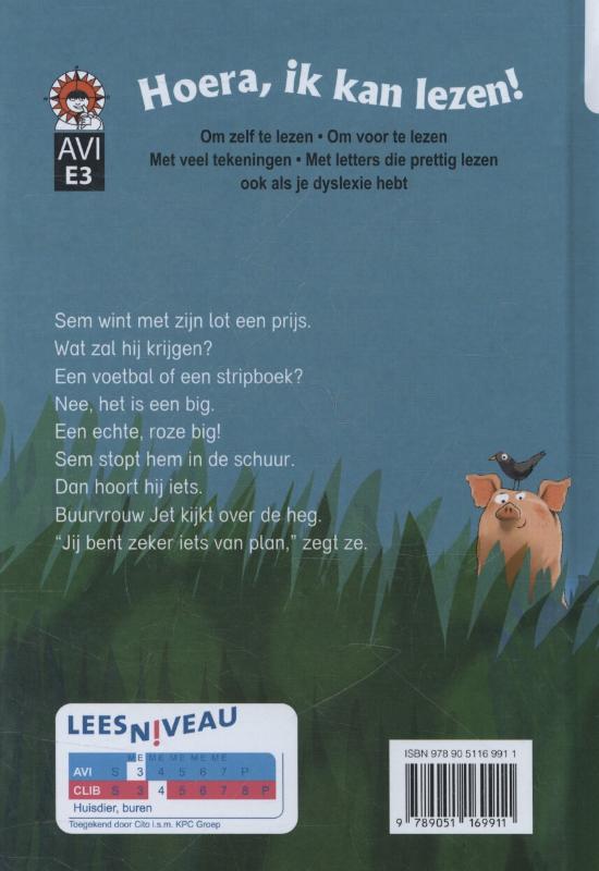 Knor de waakbig / Hoera, ik kan lezen! achterkant