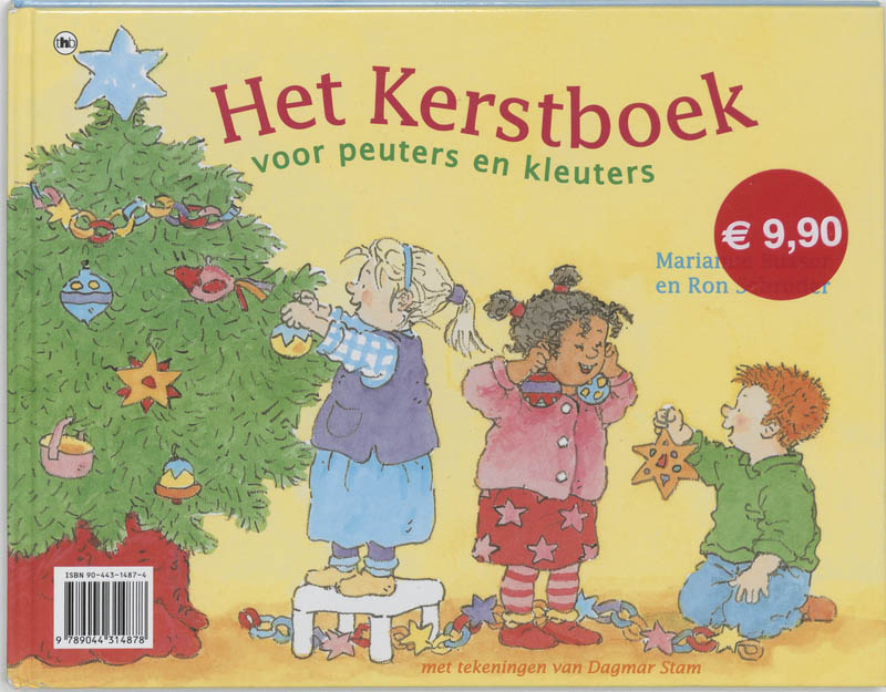 Sint/Kerstboek Omdraaiboek Voor Peuters En Kleuters achterkant