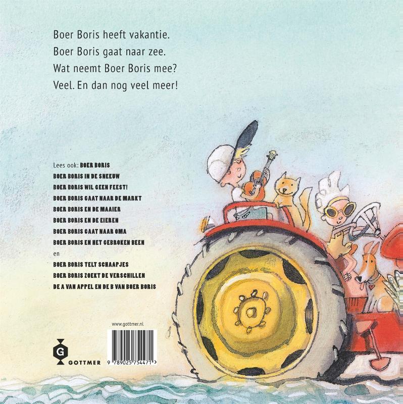 Boer Boris gaat naar zee / Boer Boris Boer Boris gaat naar zee / Boer Boris achterkant