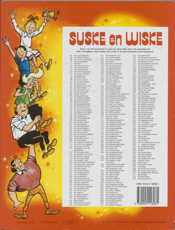 De circusbaron / Suske en Wiske / 81 achterkant