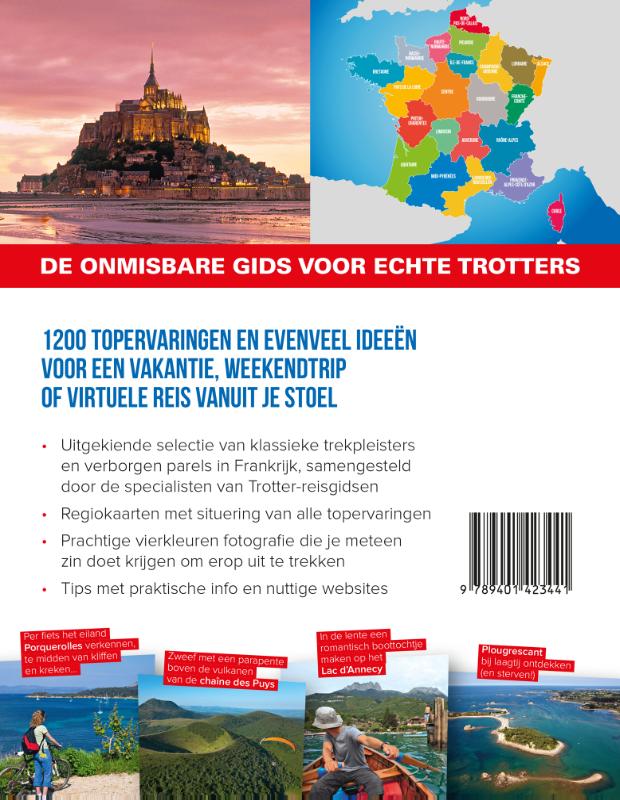 1200 topervaringen in Frankrijk / Trotter achterkant
