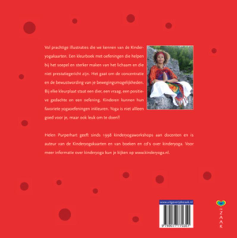 Kinderyogakleurboek achterkant