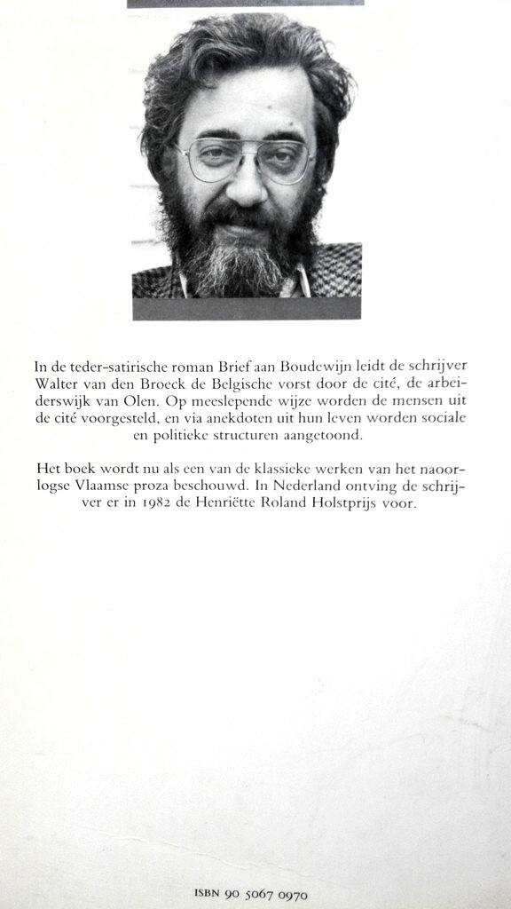 Brief aan Boudewijn achterkant